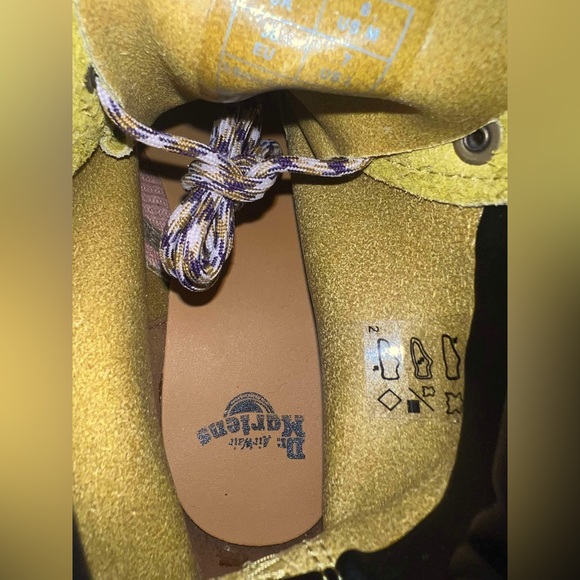 Dr.Martens Unisex 939 Ben Suede In Moss Green Padded Collar Lace Up  Boots New - Picture 10 of 15